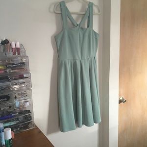 Torrid seafood green strappy  sexy dress 1x size 1
